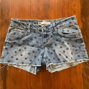 Levi shorty short polka dots